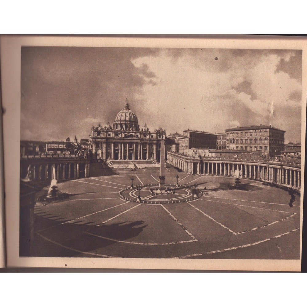 Vtg Roma Rome Italy Souvenir Photo Booklet Album String Bound Architecture - Picture 6 of 6
